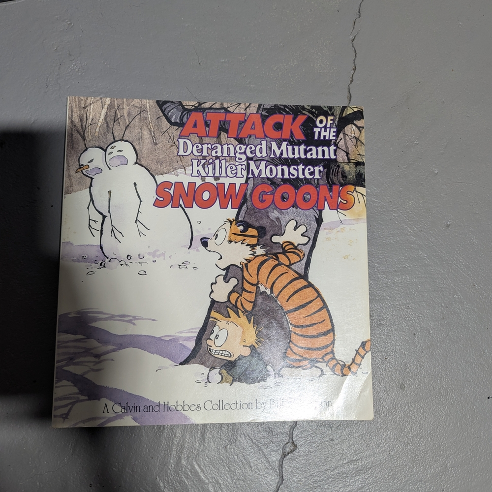 Source Unknown Calvin and Hobbes Snow Goons Book